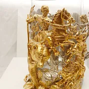 На память: Металлический подстаканник «На медведя» — фотография 5