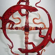 Статуэтка «Саламандры» из стекла — фотография 1