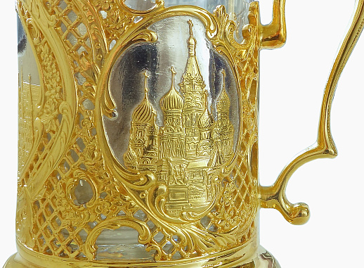 Сувенирный подстаканник "Красная площадь"