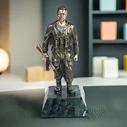 Статуэтка «Воин-интернационалист» из бронзы — фотография 1