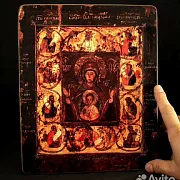 Икона "Знамение " Курско-Коренная — оригинальный подарок — фотография 2