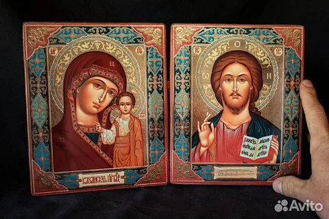 Венчальная пара. Казанская Богоматерь и Вседержите — необычный подарок