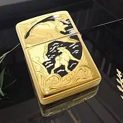 Зажигалка Zippo оригинал "Охота на медведя" — красивый подарок — фотография 1