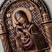Икона Владимирская Божья Матерь — фотография 3