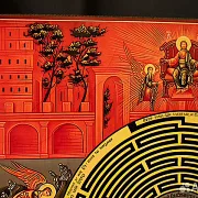Икона деревянная "Лабиринт Веры" — фотография 2