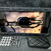 Нарды под стеклом «Лошади» — фотография 7