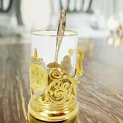Латунный подстаканник «ФСБ» — фотография 1