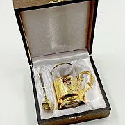 Латунный подстаканник «Подарочный», Златоуст — фотография 2