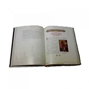 Русские Святые. Жизнь и деяния — книга в кожаном переплёте — фотография 3