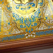 Деревянные нарды «ВДВ» с позолоченной златоустовской гравюрой — фотография 9