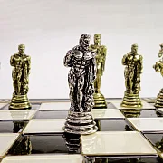 Шахматы с металлическими фигурами — фотография 2