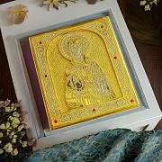 Карманная икона Святой Ольги. Златоуст — фотография 1