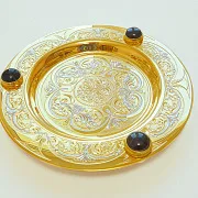 Фарфоровая кофейная пара "Агатовая". Златоуст — фотография 4
