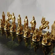 Каменные шахматы из змеевика и долерита — фотография 5